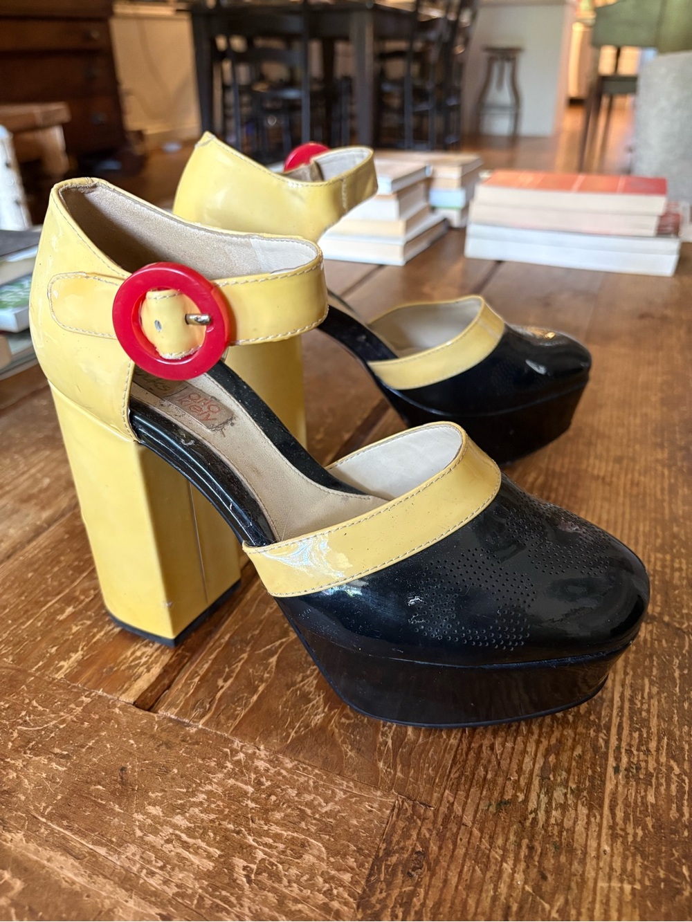 Orla Kiely | Mary-Jane Platforms